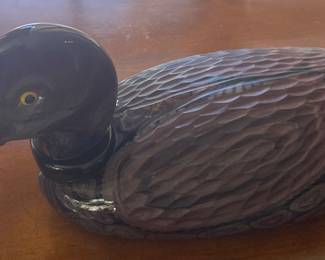Adrian Dallo Valentino Sea of Glass Murano Art Glass Duck