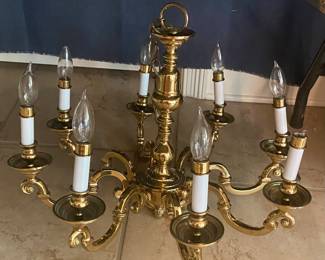 Brass Chandelier