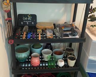 Assorted Planters and Outdoor Items