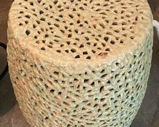 Indoor/Outdoor Ceramic Garden Stool