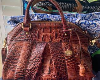 Brahmin Crocodile Purse