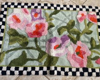 MacKenzie Childs Chelsea Garden Bath Rug