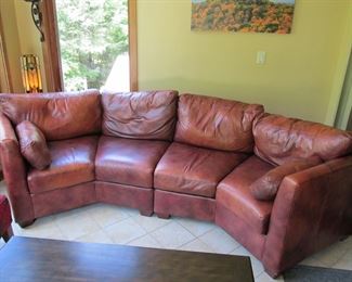 Leather sofa