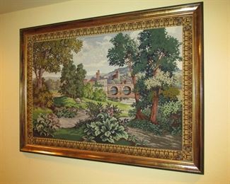 Framed tapestry
