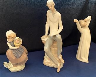 Lladros • Spring Is Here • Hebrew Student • Boy Yawning 