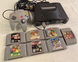 Nintendo 64 N64 (Games Sold Separately) Mario Cart 64, Super Mario 64, Gex3, Diddy Kong Racing, Snowboard Kids 2, Banjo-Kazooie 
