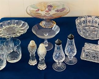 Waterford, Lenox, Crystal, Covered Butter, Val St. Lambert 