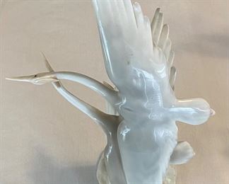 HTF Vintage NAO Lladro Flying Herons Figurine • Approximately 10.75” • Fulgencio Garcia 