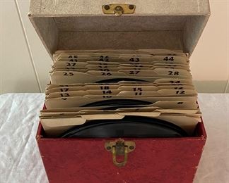 45’s Records w/ Wakefield Carry Case • Selling As A Group