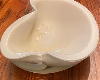 Murano Ashtray Bowl Circa 1950 Barbini Sleek Stylish 