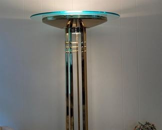 Torchiere Floor Lamp 1980’s • ~6 Foot Tall