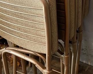 Mid Century Cosco Folding Gate Leg Chairs (4)