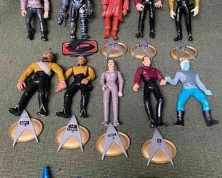 1998 Playmates Star Trek 4.5 New Generation Action Figures