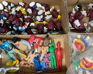 California Raisins, Koolaid, Capt Crunch, Power Ranger, Other Plastic Fiqurines