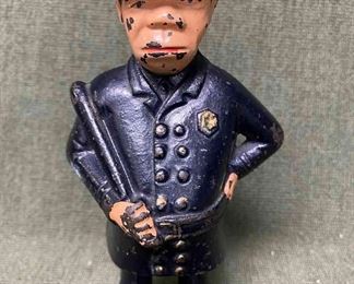 Cast Iron Mulligan British Police OfficerBank