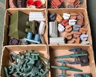 Marx Military Adventure Action Figures Accessories