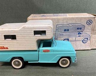 Tonka Pressed Steel 530 Pickup Truck with Camper