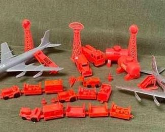 Vintage Plastic Airport Toys