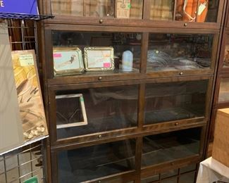 Finger Paintings and Large Barrister Bookcase