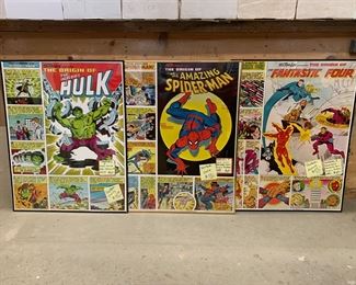 Marvel/ Coca Cola "Origins" Posters from 1980