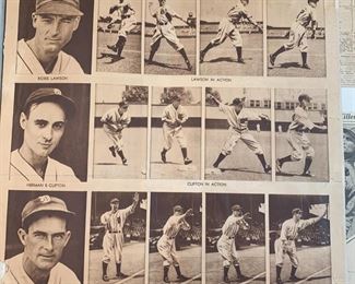 Large Scrapbooks of 1920's Baseball Material