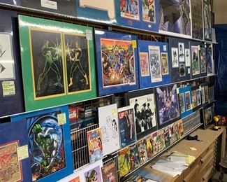 A couple of Marilyn Monroe prints. 1 signed by Alberto Varga