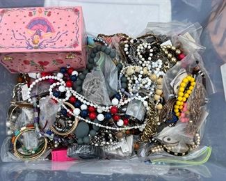 Hundreds of costume jewelry pieces priced between $0.50 - $2 each 