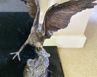 Signed original Eagle by Jules Moigniez