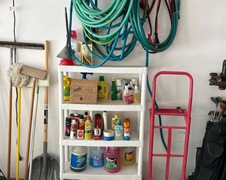 Cleaners, hoses, outdoor hand tools