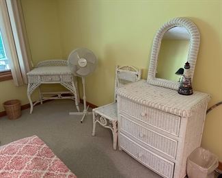 Wicker bedroom set