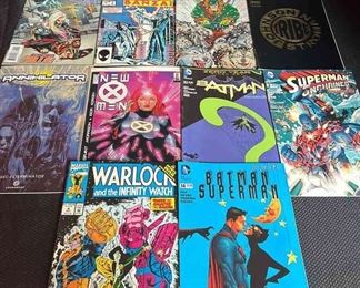 01 Assorted Comic Books Batman, Superman, Marvel, DC More
