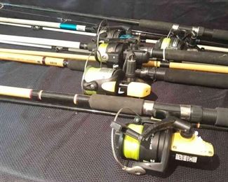 Assorted Adult Fishing Poles Silstar, Apollo