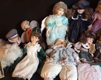 Assorted Collectable Dolls Doll Clothes