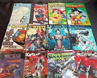 Assorted Comic Books Pokemon, Dragon Ball Z, Justice League More