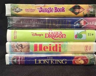 Assorted VHS Tapes Disney, Heidi