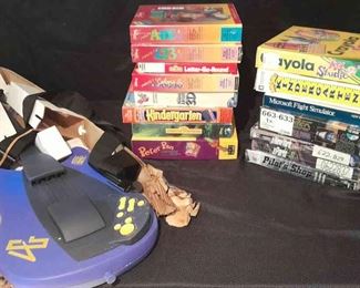 Assorted Vintage Childrens Computer Games Virtual Guitar Disney, Crayola