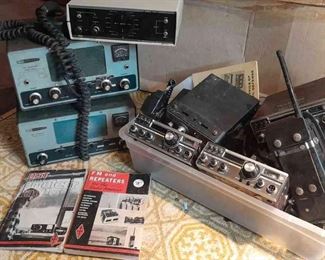 Assorted Vintage Radio Transmitters Radios Monitors