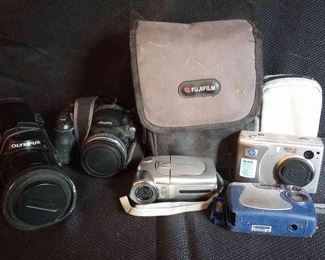 Digital Camera Lot Olympus, Fujifilm And More