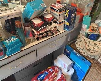 Large Mystery Lot Of Cleaning, Household, And Personal Care Items