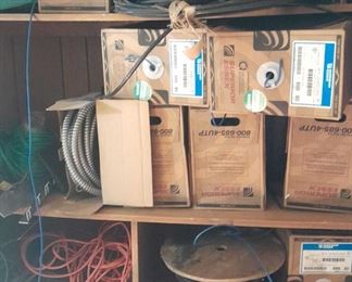 Mystery Lot Assorted Wires Cables Other Building Materials