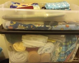 Mystery Lot Of Patterned Fabric Yards Scraps