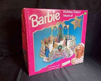 Vintage Barbie Holiday Dance Musical Figurine Set