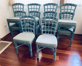 furniture blue  dining chairs