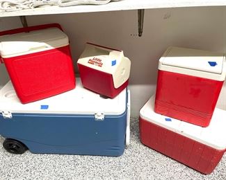 assorted coolers