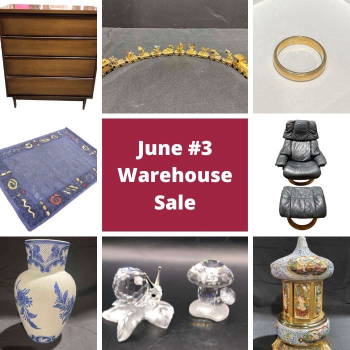 June 3 Warehouse Sale
