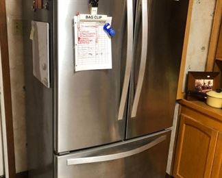 Whirlpool stainless french door fridge
