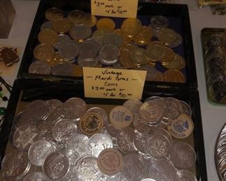 LOTS OF MARDI GRAS COINS!