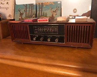 mid-century table radio