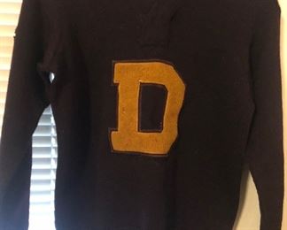 vintage letterman sweater