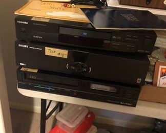 DVR and DVD player